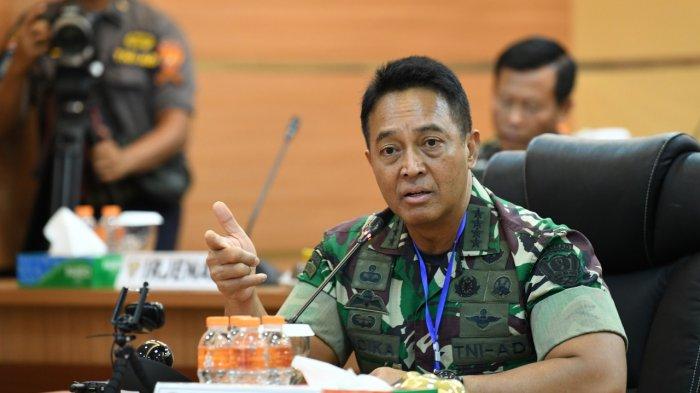 Andika Perkasa bakal gantikan Marsekal Hadi jadi panglima TNI. Foto: Tribunnews