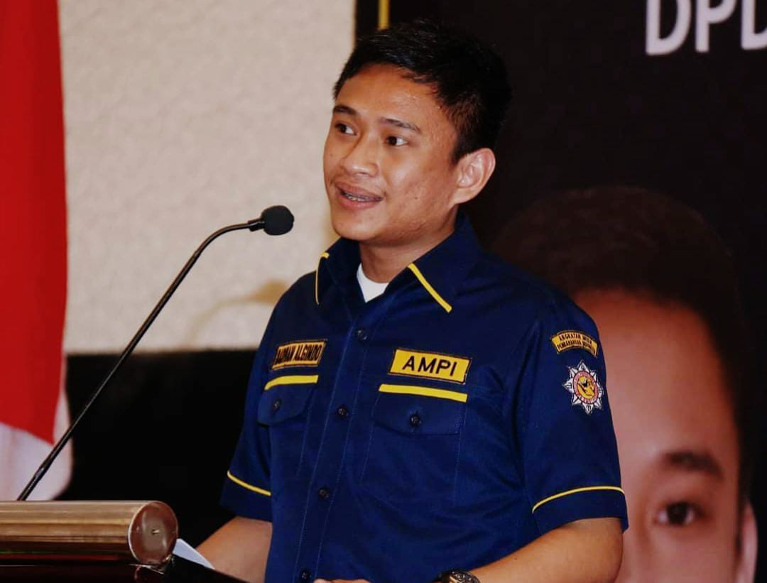 Putra mantan Gubernur Sulawesi Tenggara, H Nur Alam, Radhan Algindo Nur Alam. Foto: Repro Instagram Radhan Algindo Nur Alam