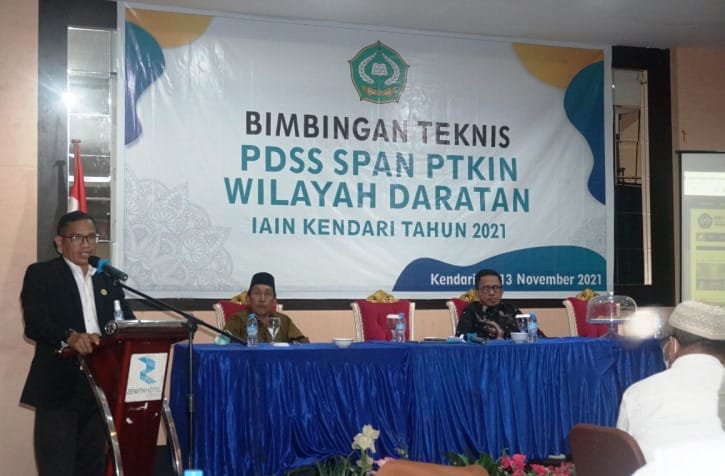 Bimtek IAIN Kendari libatkan 80 sekolah dalam Bimtek PDSS SPAN-PTKIN. Foto: Ist.