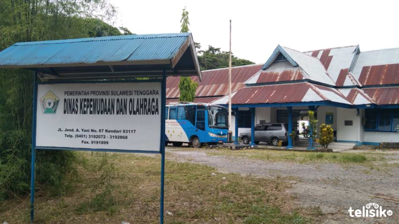 Bekas kantor Dispora Sultra. Foto: Wa Ode Umratul Khazanah/Telisik