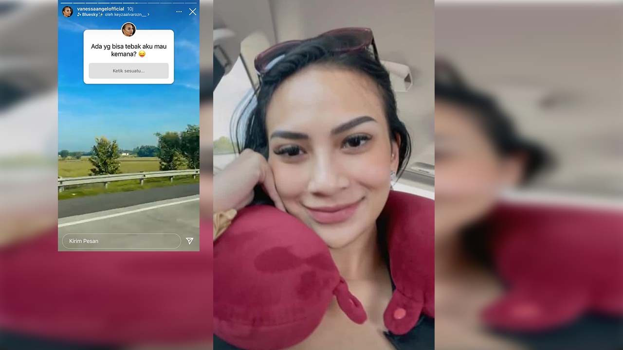 Unggahan Vanessa Angel yang jadi sorotan. Foto: Instagram Story/@vanessaangelofficial