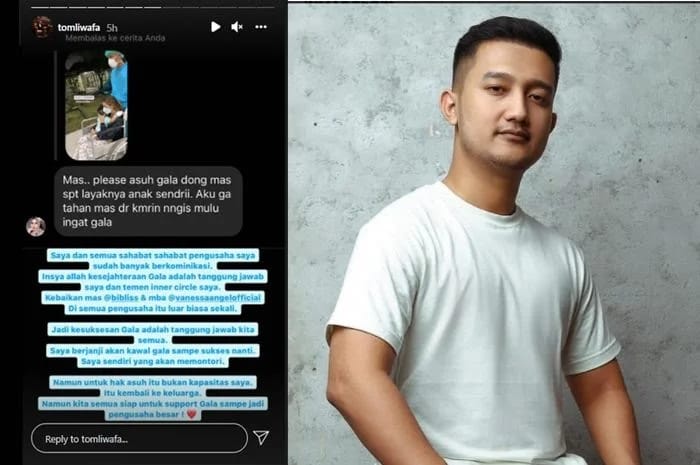 Tom Liwafa, pengusaha muda asal Surabaya, siap kawal Gala hingga sukses. Foto Repro pikiranrakyat.com
