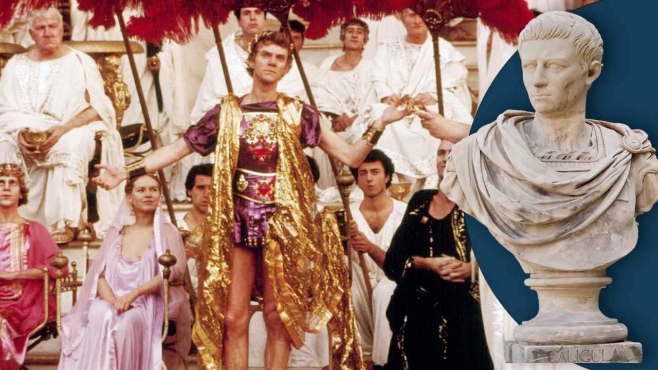 Kaisar Caligula yang diadaptasi melalui film. Foto:  Repro Thetimes