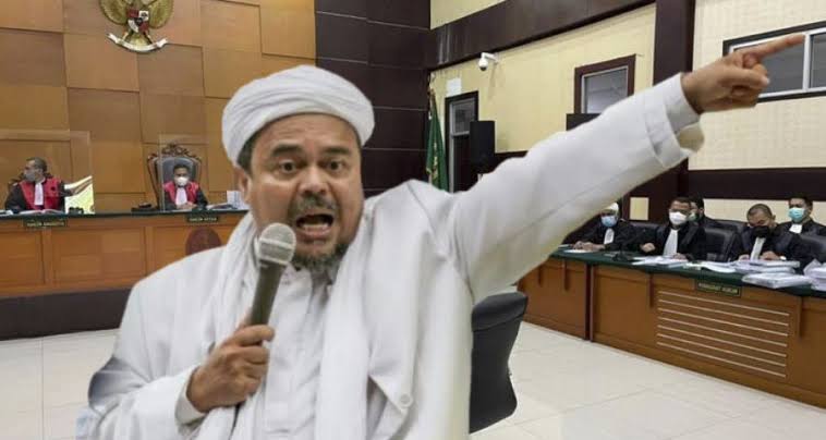 Mantan Imam Besar FPI, Habib Rizieq Shihab (HRS). Foto: Repro Twitter
