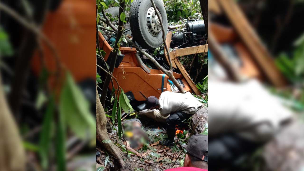 Kondisi salah satu korban saat dilakukan evakuasi. Foto: Polsek Batu Putih