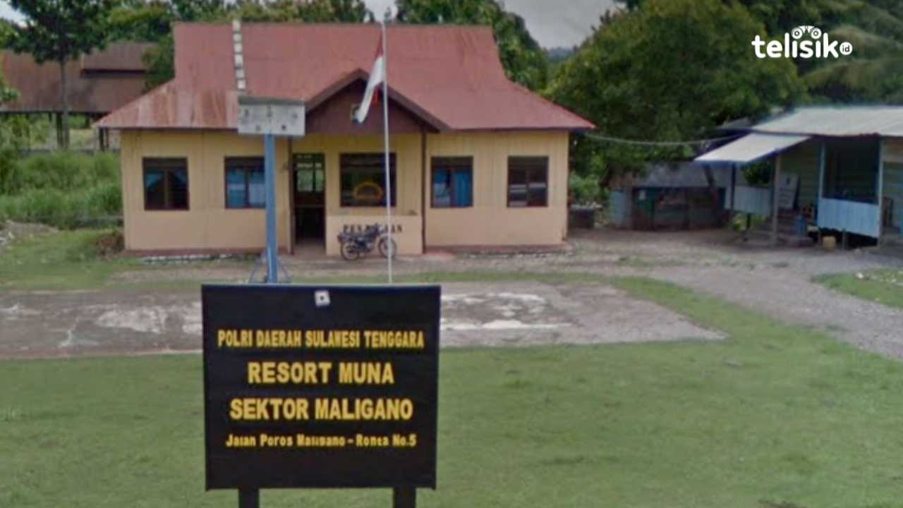 Aparat Polsek Maligano dan Polres Muna mengejar oknum guru mengaji yang mencabuli anak di bawah umur. Foto: Sunaryo/Telisik