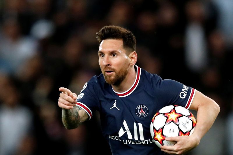 Pemain Paris Saint-Germain (PSG), Lionel Messi. Foto: Repro Antara