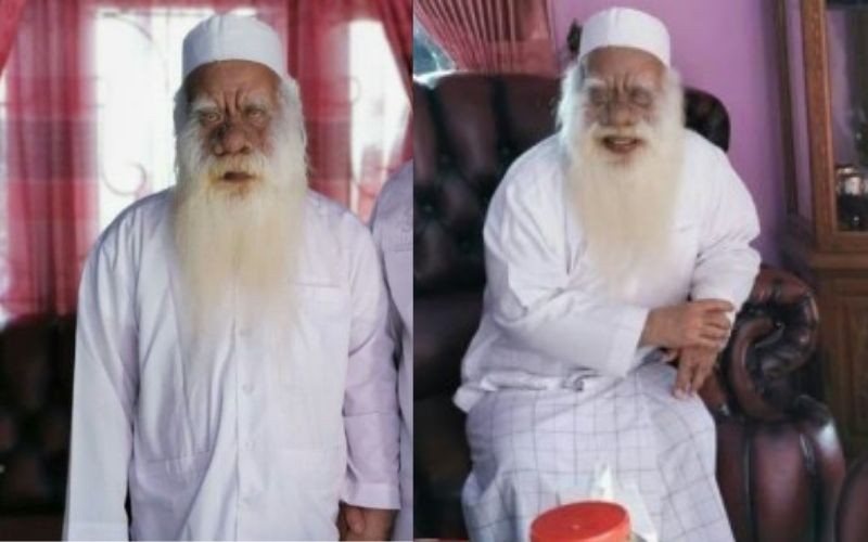 KH. Syah Ahmad Syar'i ternyata jadi orang tertua di dunia. Foto: Muslimahdaily