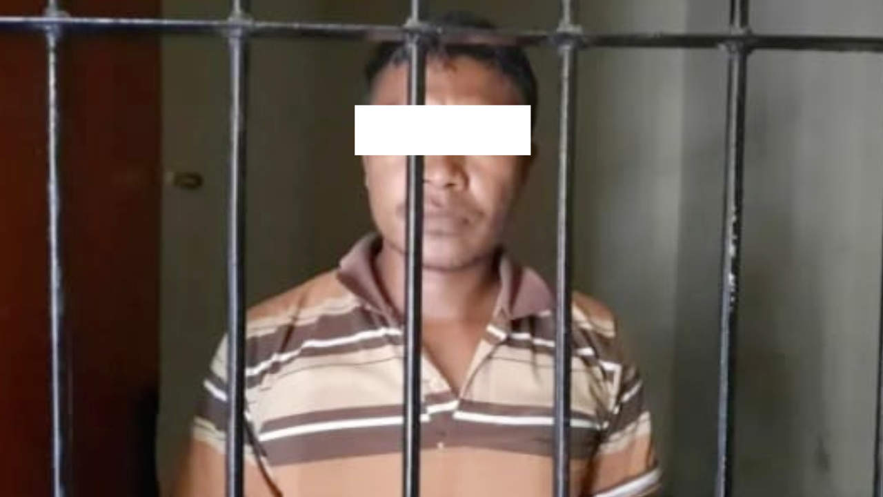 Kepala Dusun yang mengekam di penjara (foto ist)
