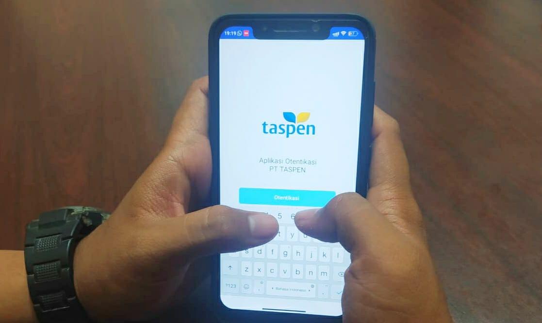 Aplikasi Taspen Otentifikasi yang dianggap sulitkan pensiunan. Foto: Ist