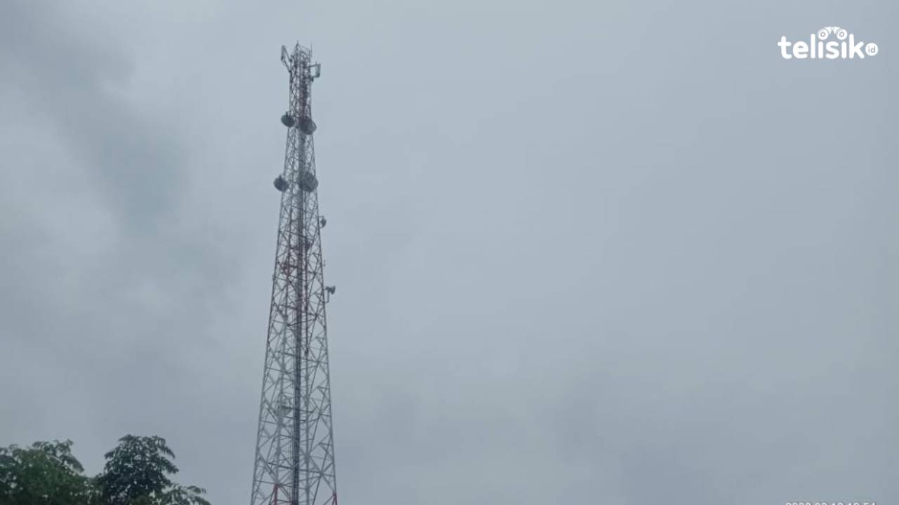 Tower jaringan telekomunikasi di Bombana. Foto: Hir/Telisik