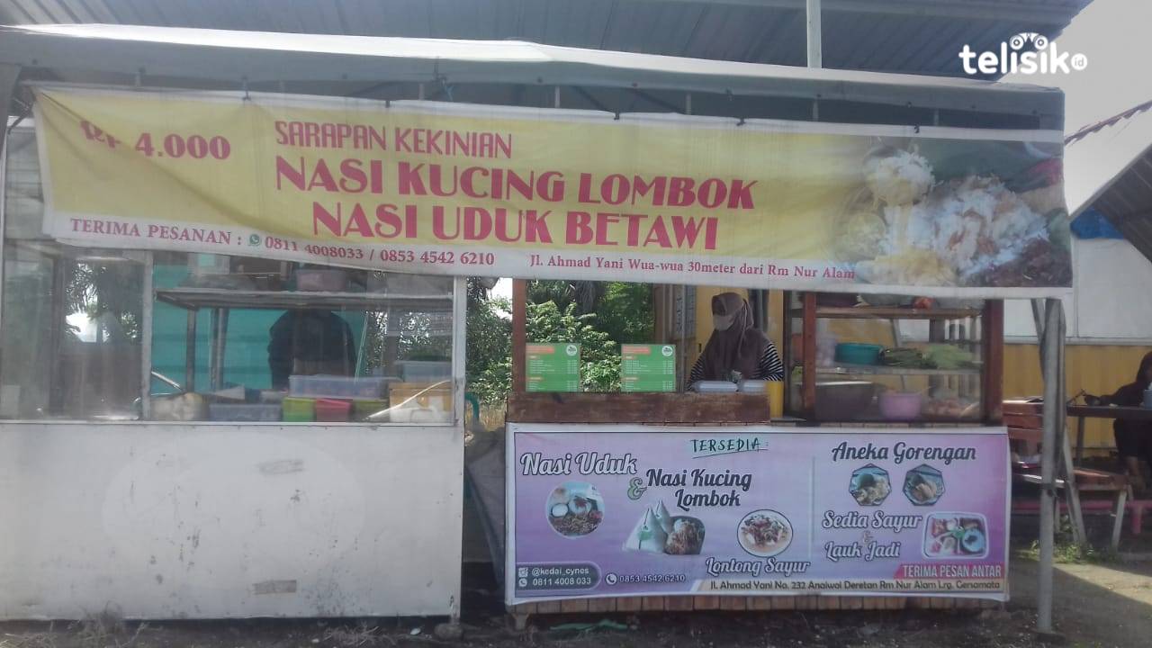 Kedai Cynes yang dijual Widya Indriasari di Jalan Ahmad Yani. Foto: Nur Khumairah Sholeha Hasan/Telisik