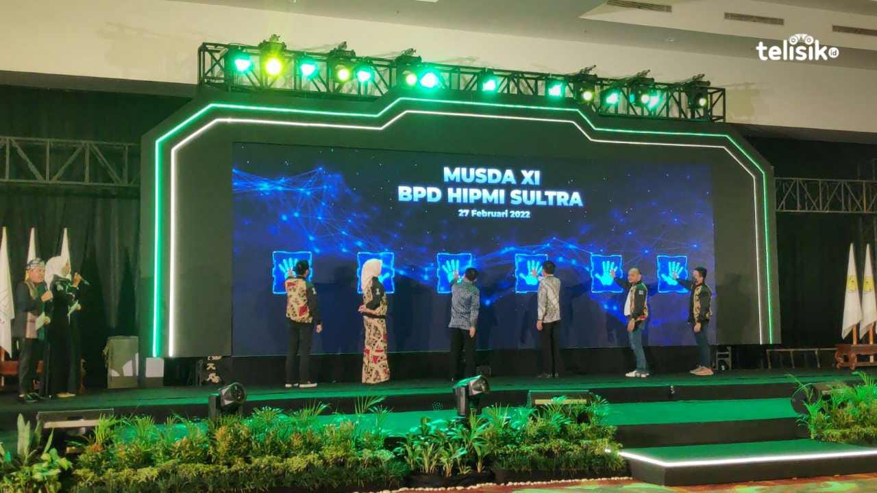 Musyawarah Daerah BPD HIPMI Sultra ke-11 di Kendari. Foto : Ruliawan/Telisik