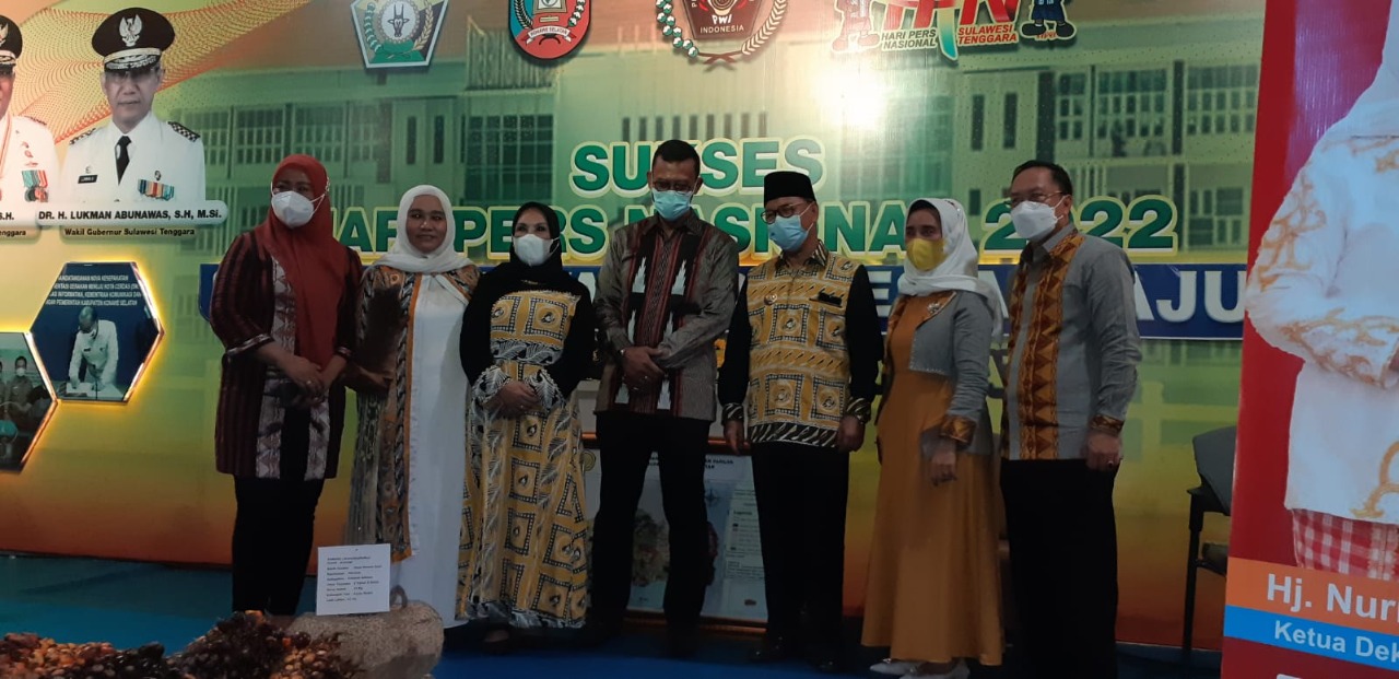 Pemkab Konsel Tak ingin ketinggalan menyemarakkan HPN Tahun 2022, dengan tagline "Surga Investasi Konawe Selatan". Foto: Ist