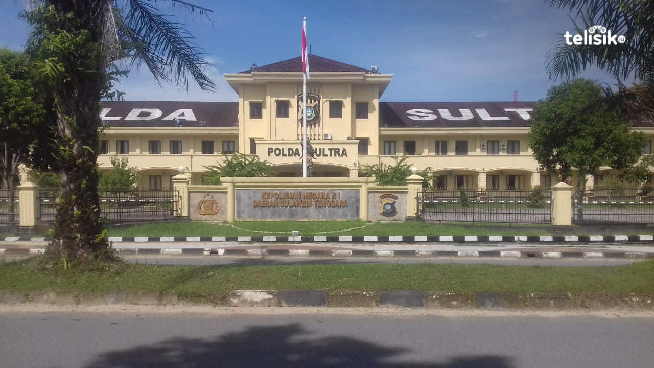 Polda Sultra telah menetapkan Kepala Desa Puosu Jaya, Kecamatan Konda, Kabupaten Konawe Selatan, sebagai tersangka. Foto: Nur Khumairah Sholeha Hasan/Telisik