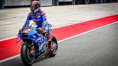 Alex Rins pembalap MotoGP yang jajal Sirkuit Mandalika. Foto: Repro MotoGP