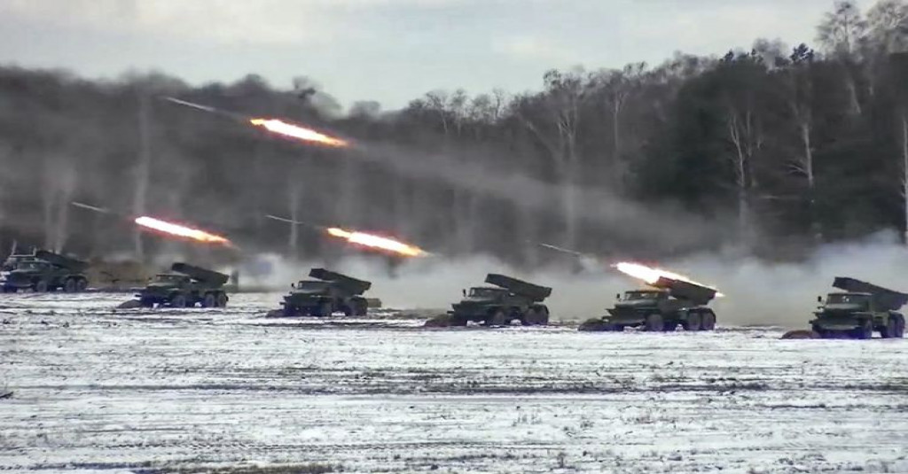 Rusia kembali serang Ukraina akibat tak mau berdiskusi. Foto: Repro Sindonews