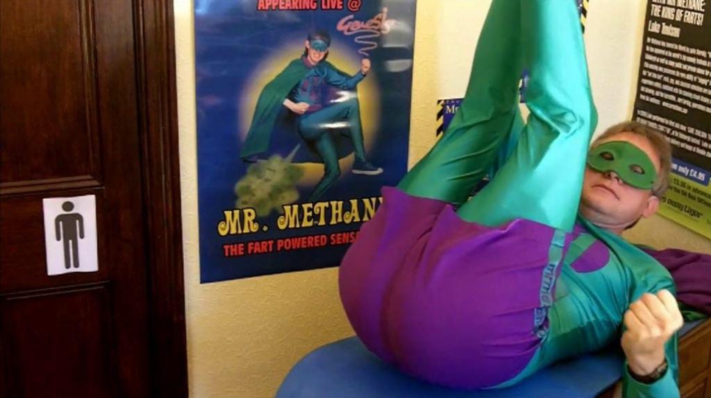 Mr Methane, pria yang dibayar untuk kentut. Foto: Repro Instagram/@mrmethaneofficial