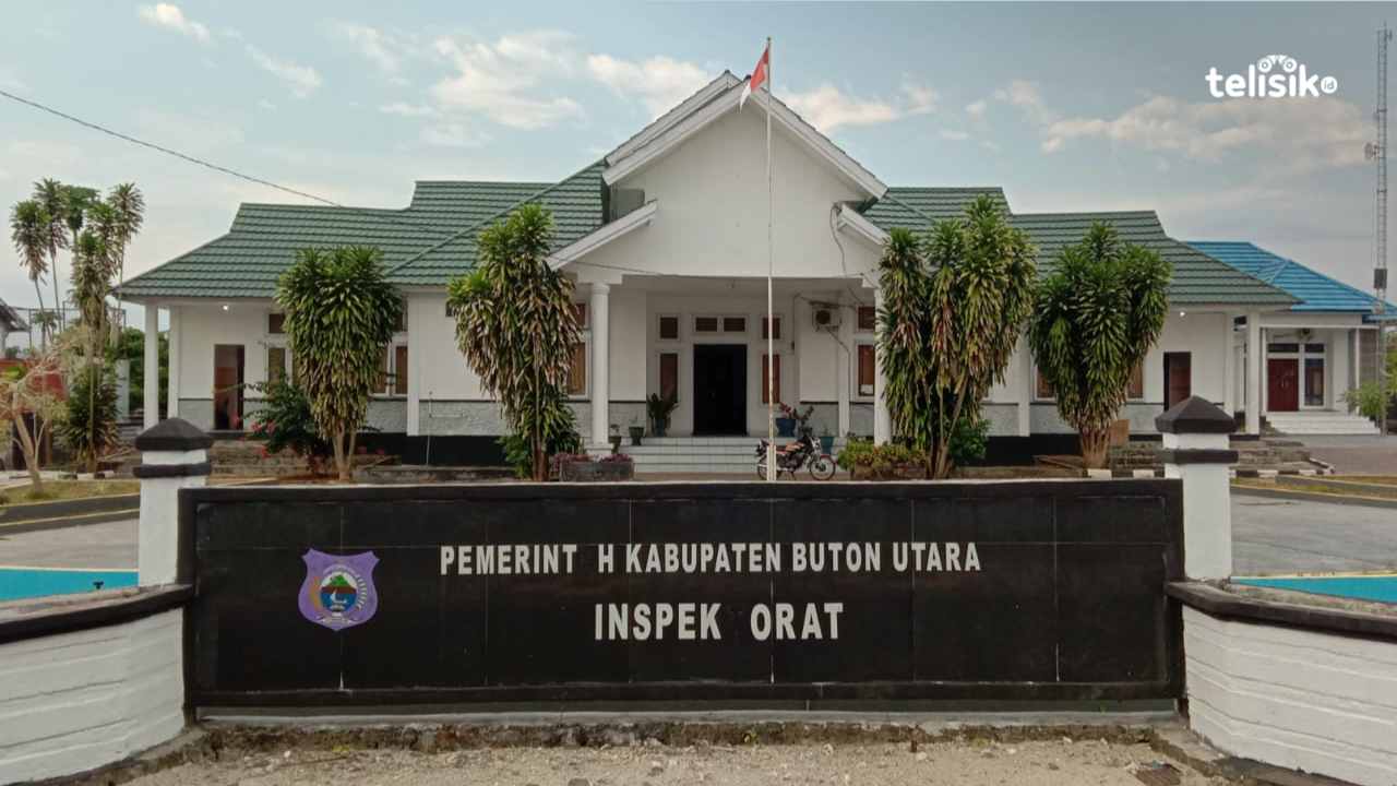 Kantor Inspektorat Kabupaten Buton Utara. Foto: Aris/Telisik
