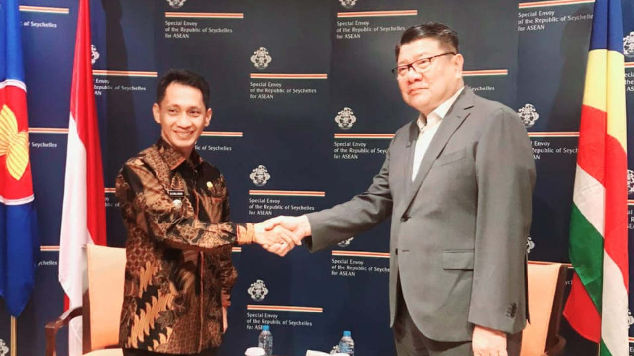 Bupati Wakatobi bersama Dubes Republik Seychelles saat pertemuan membahas LoI. Foto: Ist.