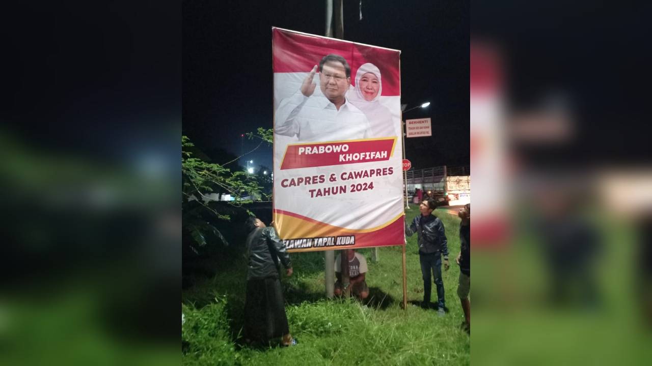 Foto banner duet Prabowo-Khofifah. Foto: Ist