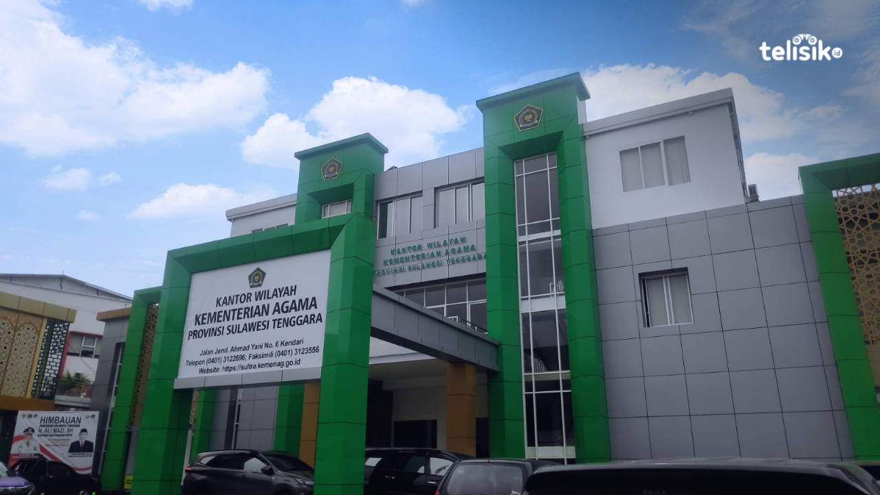Kantor Wilayah Kementerian Agama Provinsi Sulawesi Tenggara. Foto: Ruliawan/Telisik