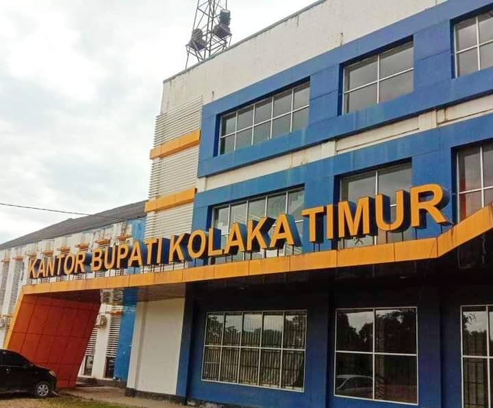 Tampak depan Kantor Bupati Kolaka Timur. Foto: Ist