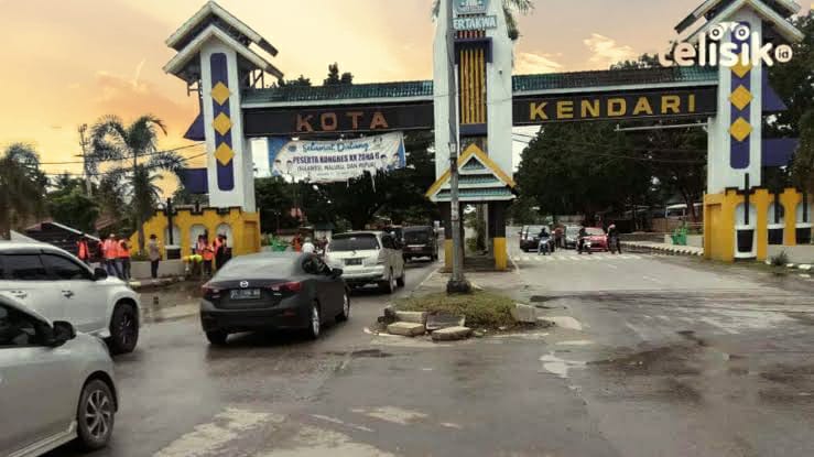 Perbatasan Kota Kendari-Konawe Selatan. Foto: Dok. Telisik.id