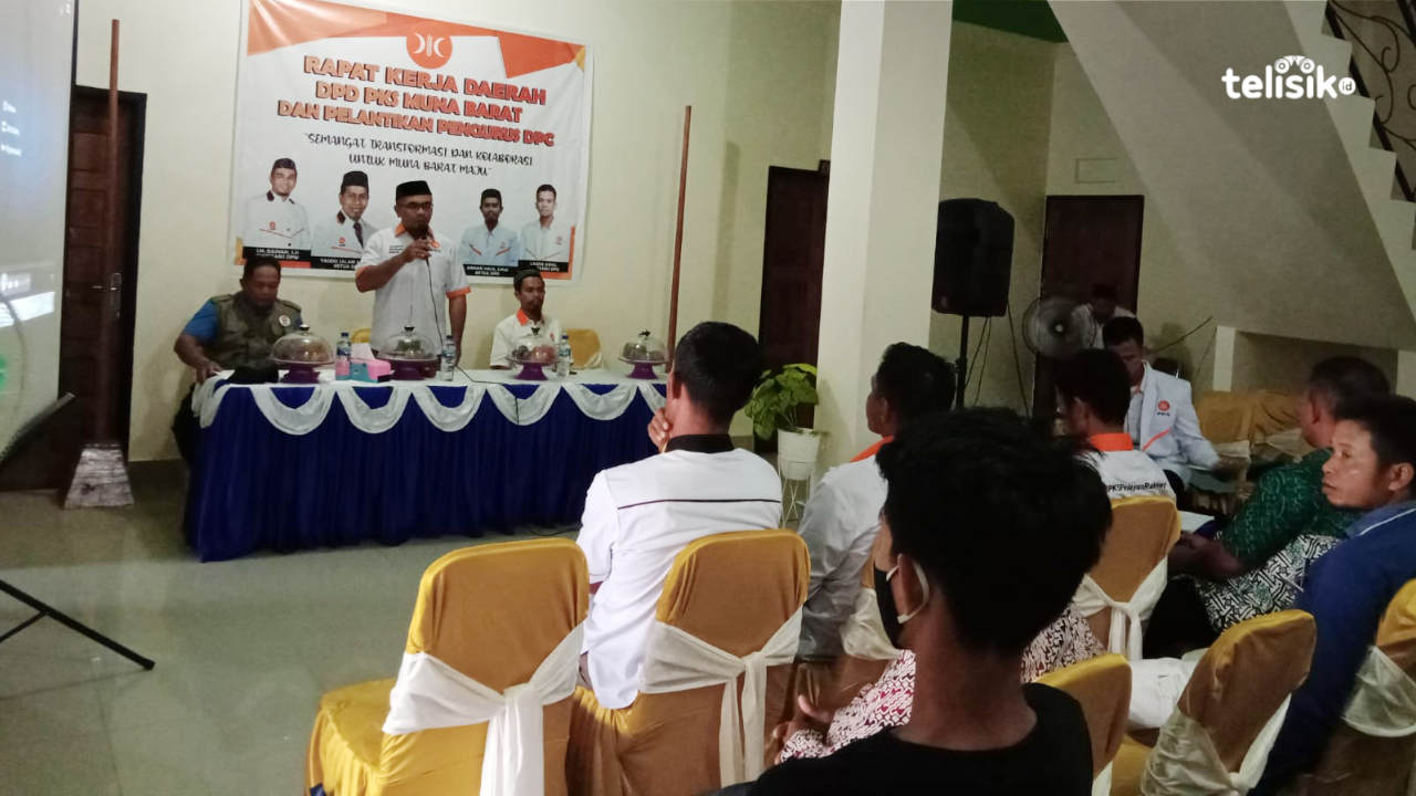 Rakerda yang diselenggarakan PKS Muna Barat. Foto: Putri Wulandari/Telisik