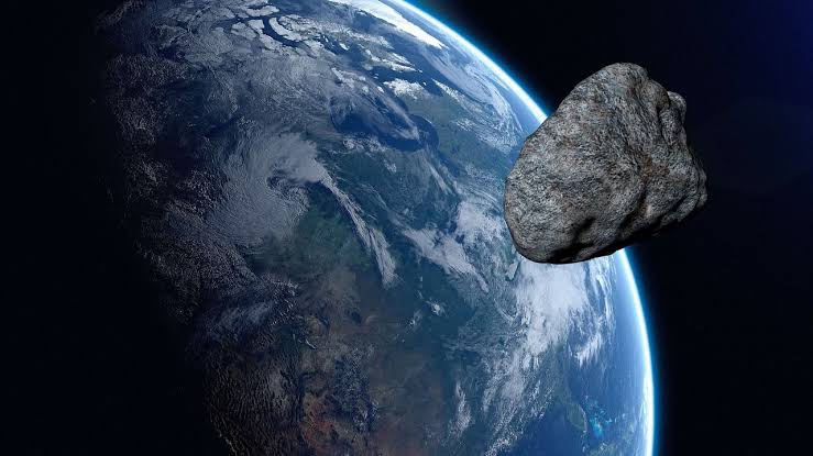 Ilustrasi asteroid yang mendekati Bumi. Foto: Repro PIXABAY/urikyo33
