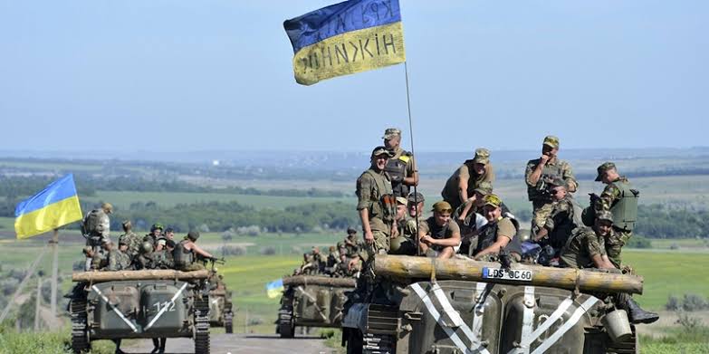 Tentara Ukraina di perbatasan. Foto: Repro Net