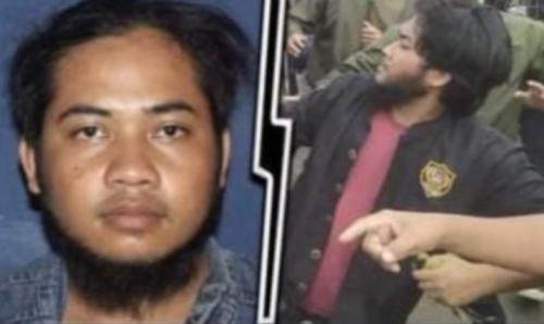 Abdul Latip pelaku pengeroyokan Ade Armando. Foto: Okezone.com