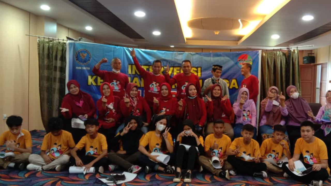 Kegiatan Intervensi Keluarga Anti Narkoba yang dilakukan oleh Badan Narkotika Nasional Provinsi (BNNP) Sulawesi Tenggara (Sultra). Foto: Dok BNNP Sultra