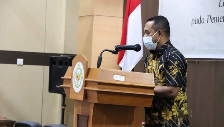 Bupati Manggarai, Heribertus Nabit di Gedung BPK Perwakilan NTT. Foto: Prokompim