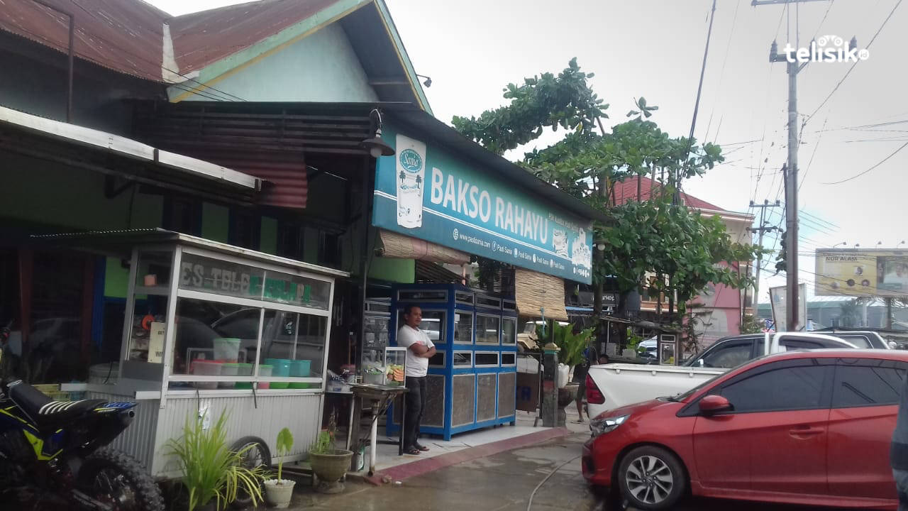 Bakso Rahayu yang berada di jalan D.I. Panjaidtan, Lepo-Lepo. Foto: Nur Khumairah/Telisik