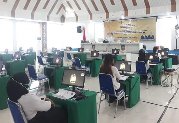 Antusias warga untuk ikut serta dalam tes sebagai calon ASN P3K. Foto: Ist