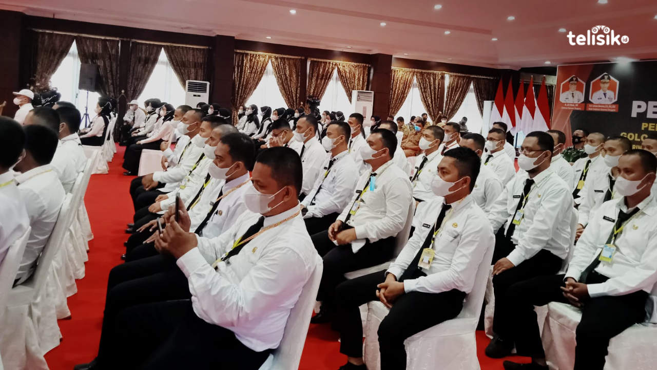 Suasana pembukaan pelatihan dasar CPNS angkatan pertama tahun 2022. Foto: Andi Irna Fitriani/Telisik