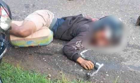 Korban Lakalantas di jalan Ruteng-Reo. Foto: Ist