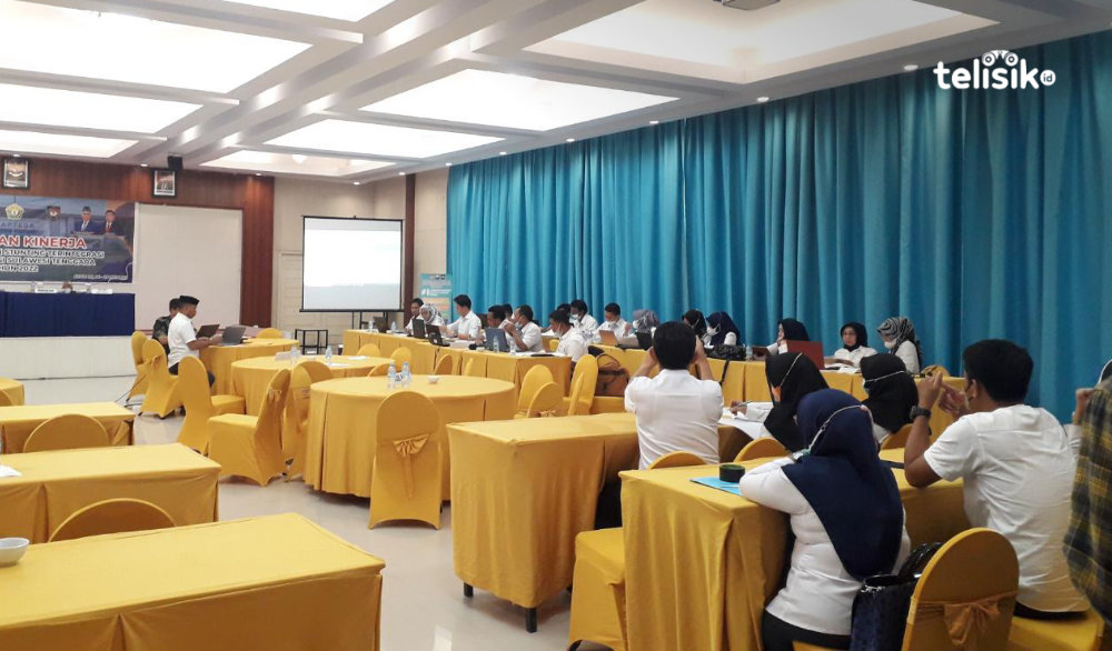 Suasana penilaian kinerja dalam upaya penurunan stunting terintegrasi di Sulawesi Tenggara tahun 2022. Foto: Aris Mantobua/Telisik