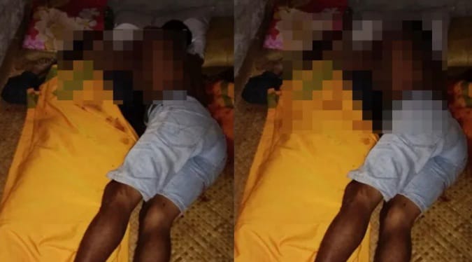 Pasutri yang ditmukan tewas dalam rumah dengan luka tusuk. Foto: Ist