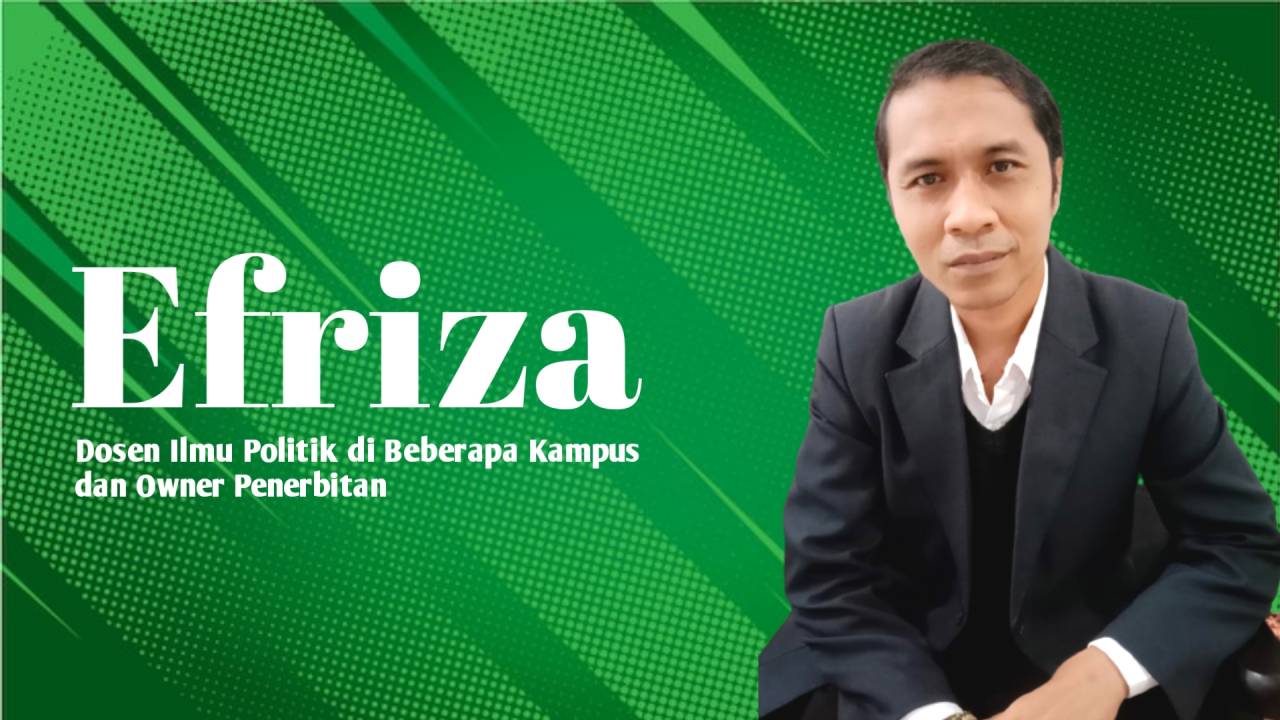 Efriza, Dosen Ilmu Politik di Beberapa Kampus dan Owner Penerbitan. Foto: Ist.