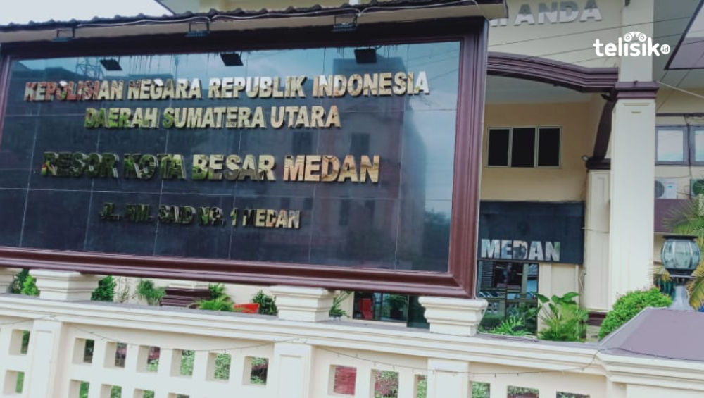 Kantor Polrestabes Medan. Foto: Reza Fahlefy/Telisik