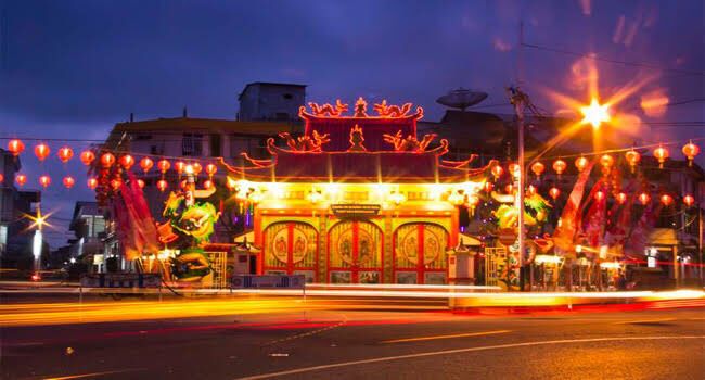 Kota Singkawang, Kalimantan Barat, menduduki peringkat pertama sebagai kota paling toleransi di Indonesia. Foto: Repro Getborneo.com