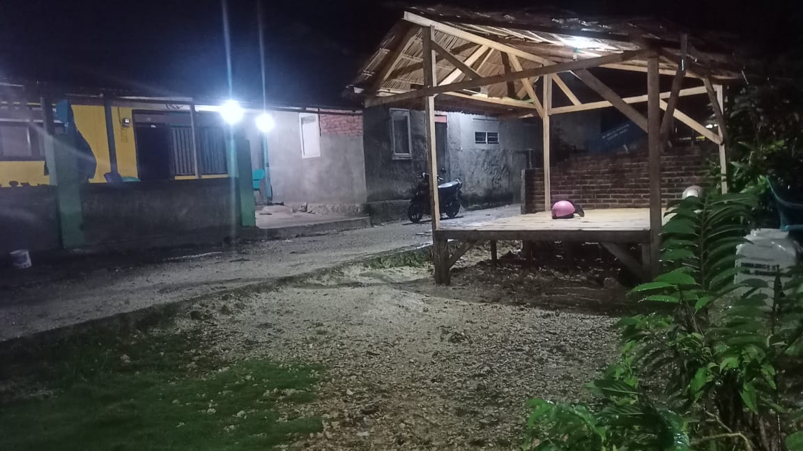 Kulisusu Buton Utara malam ini, Senin (13/6/2020) diguncang gempa bumi bermagnitudo 2,6 SR. Foto: Ist