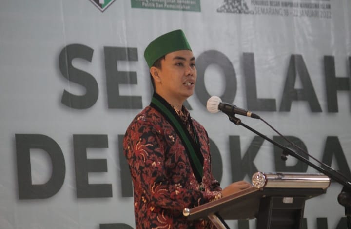 Ketua Umum Pengurus Besar Himpunan Mahasiswa Islam (Ketum PB HMI) Raihan Ariatama menilai beberapa pasal dalam RKUHP dapat menghambat demokratisasi di Indonesia. Foto: Ist