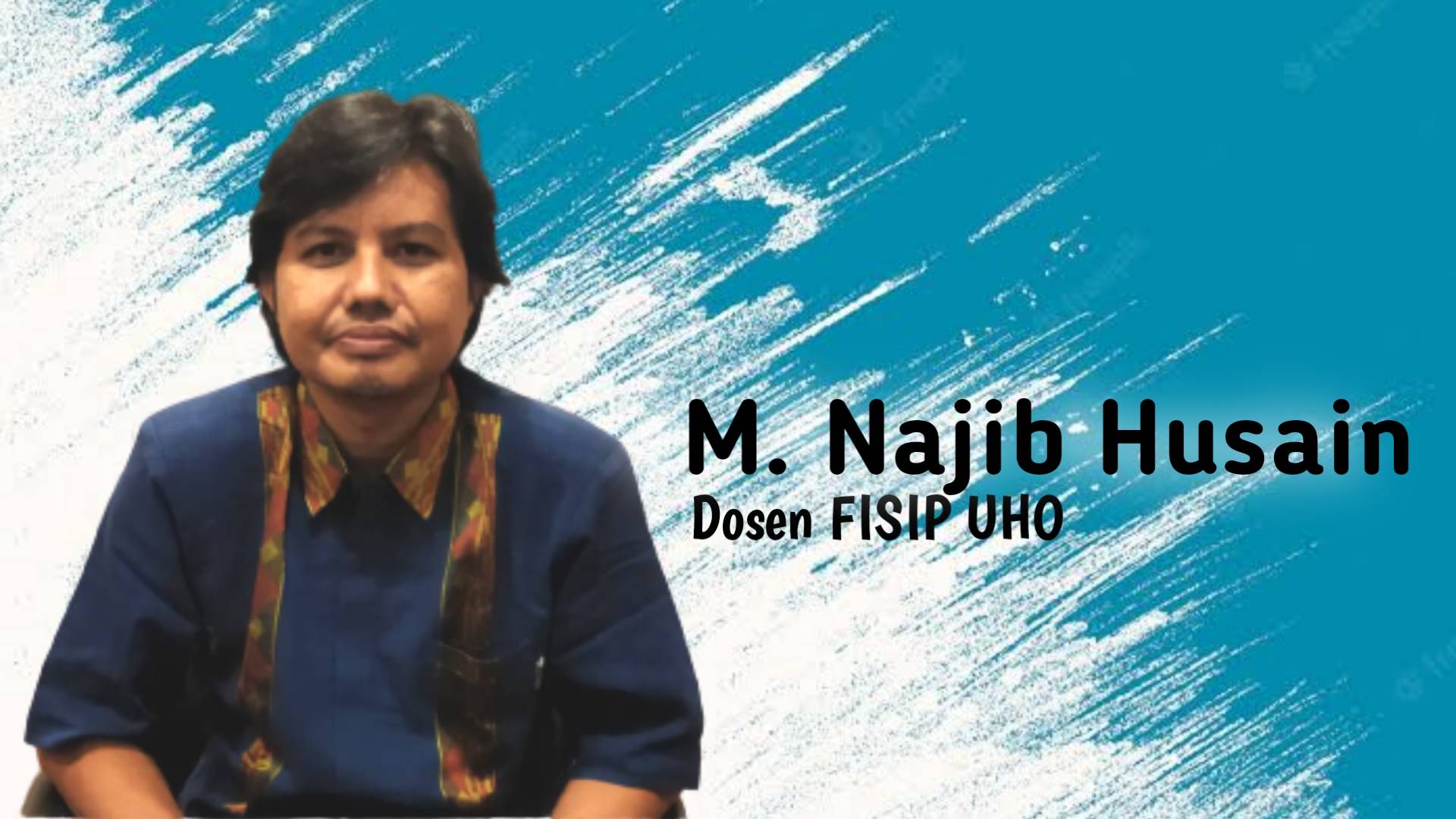 Dr. M. Najib Husain, Dosen FISIP UHO. Foto: Ist.