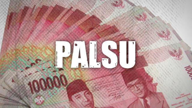 Ilustrasi gambar uang palsu. Foto: Ist.