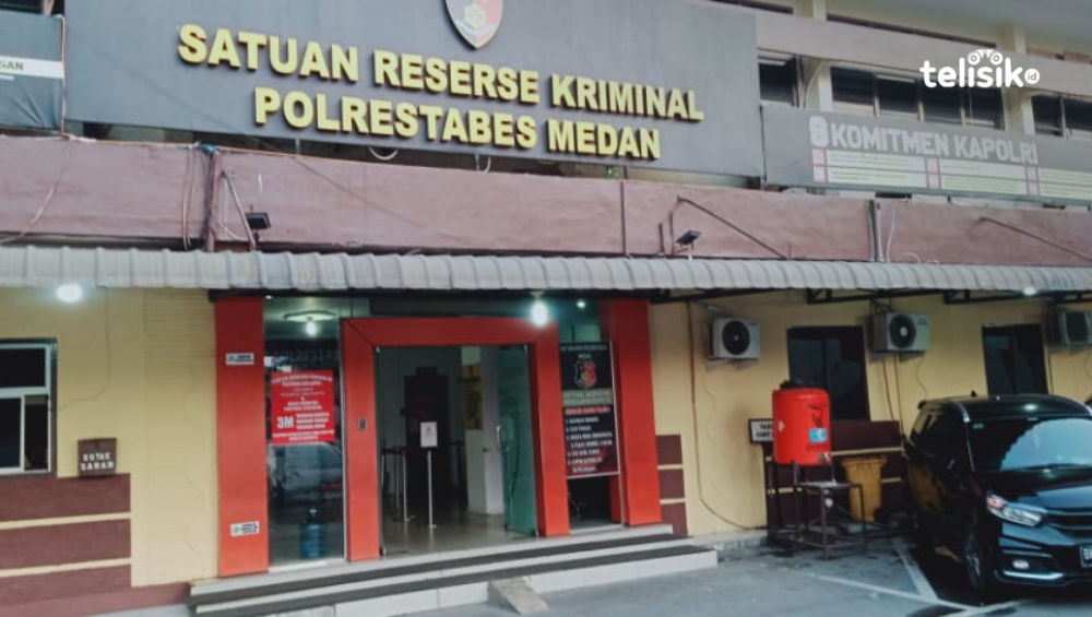 Kantor Satuan Reserse Kriminal Polrestabes Medan di Jalan AH Said, Kecamatan Medan Timur, tempat Mely Saputra membuat laporan pengaduan. Foto: Reza Fahlefy/Telisik