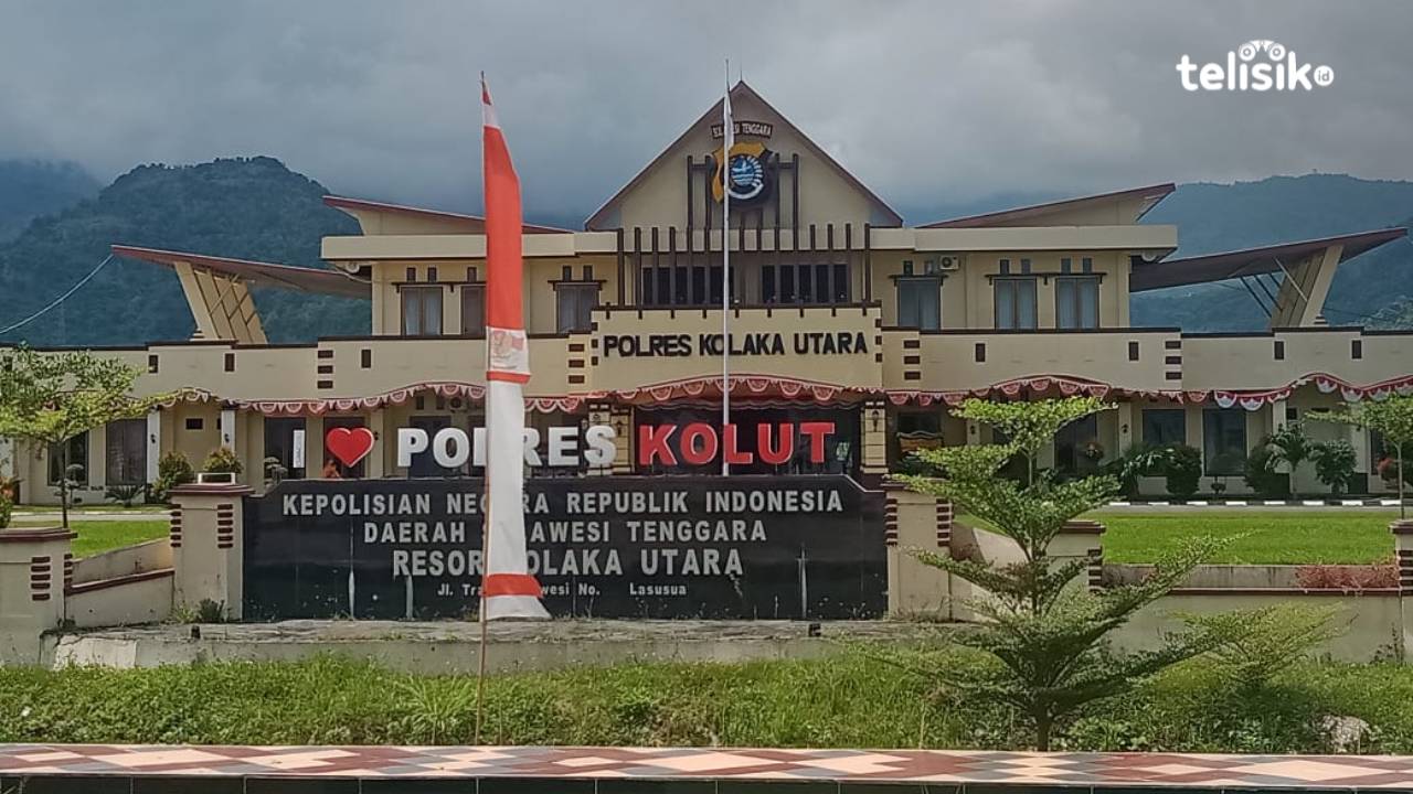 Kedua pelaku pencabulan anak di bawah umur telah diamankan di Mako Polres Kolaka Utara. Foto. Muh. Risal H/Telisik