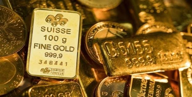 Harga emas Antam batangan hari ini, Rabu (20/7/2022) mengalami penurunan. Harga emas Antam untuk buyback juga turun di angka Rp 823 ribu per gram. Foto: Repro bisnis.com